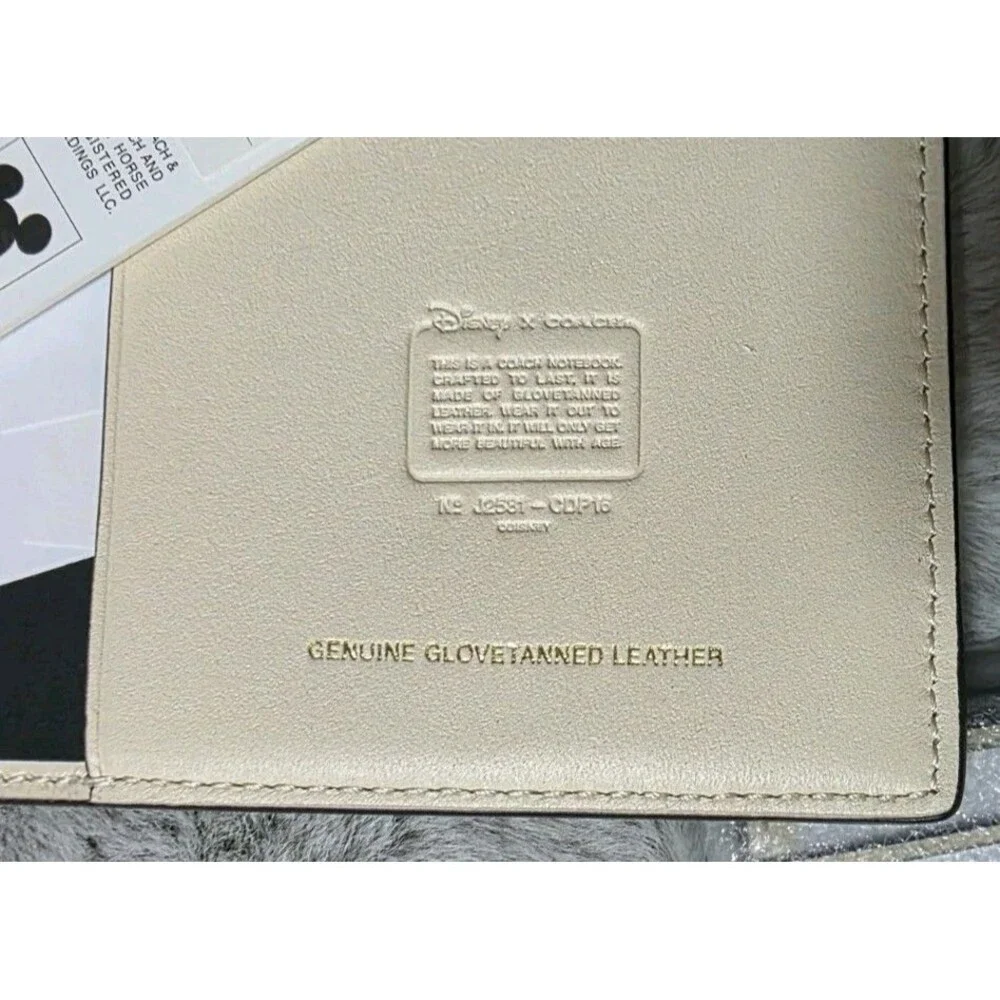 Coach X Disney MICKEY PLUTO DONALD Minnie Notebook Chalk - Nwt